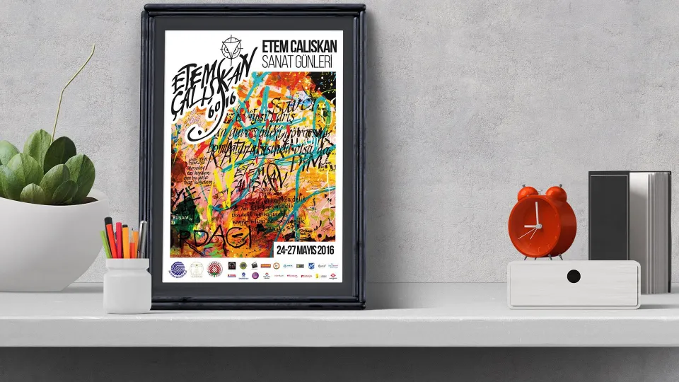 Altınoran Düşünce ve Sanat Platformu — Etem Çalışkan Sanat Günleri — Afiş Çalışması