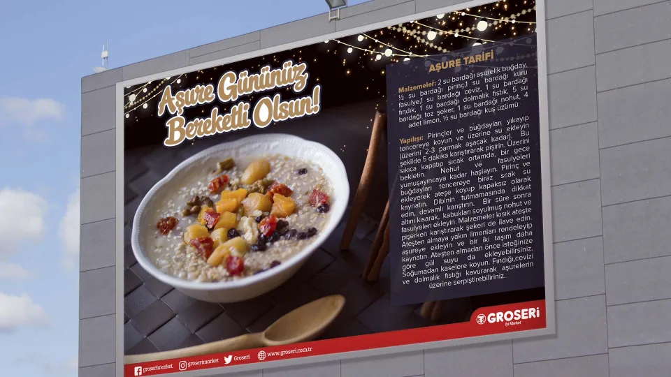 Groseri — Groseri Market — Açık Hava İlan Tasarımı