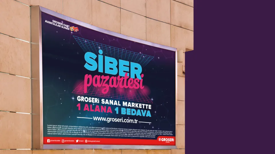 Groseri — Groseri Market — Açık Hava İlan Tasarımı