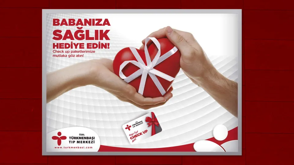 Türkmenbaşı Tıp Merkezi — Açık Hava İlan Tasarımı