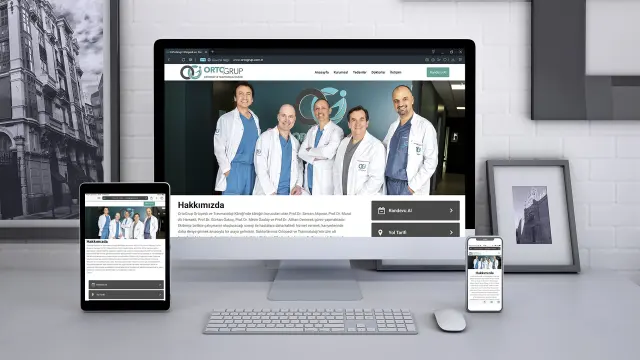 ORTOGRUP Ortopedi ve Travmatoloji Kliniği — İnternet Sitesi Tasarımı
