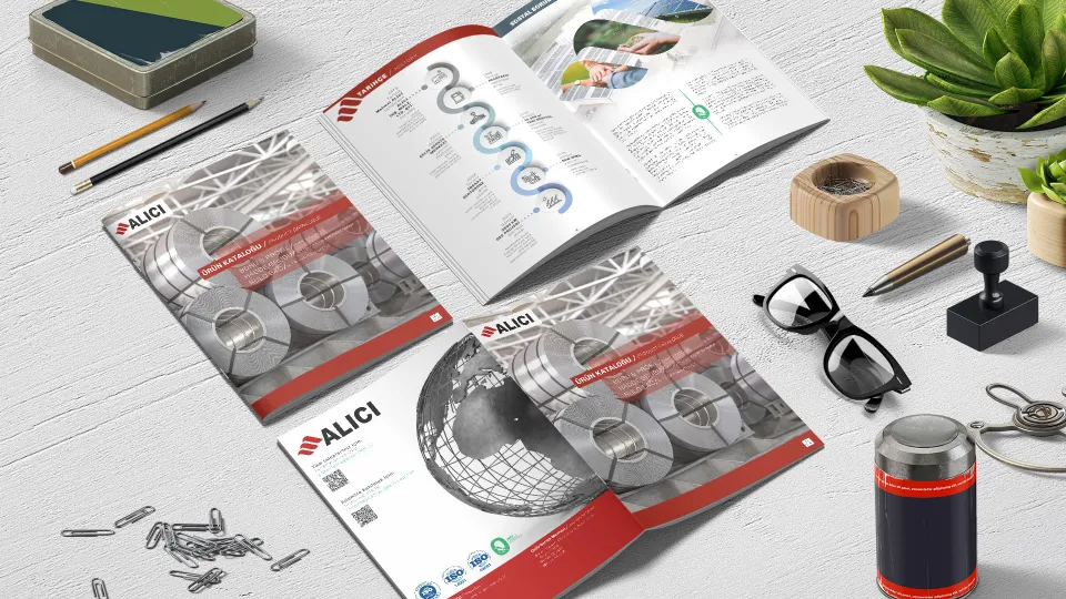 Alıcı Demir Çelik İnşaat — Katalog Tasarımı