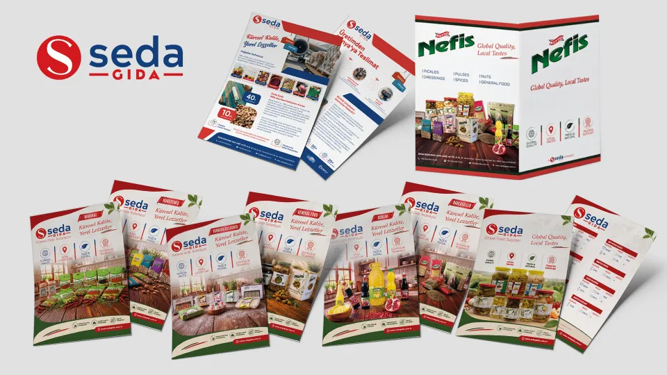Seda Gıda — Kurumsal Katalog, Broşür ve Tanıtım Materyalleri