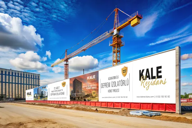 Meridien Adana — Kale Rezidans — İnşaat Alanı Çevre Giydirme Tasarımı