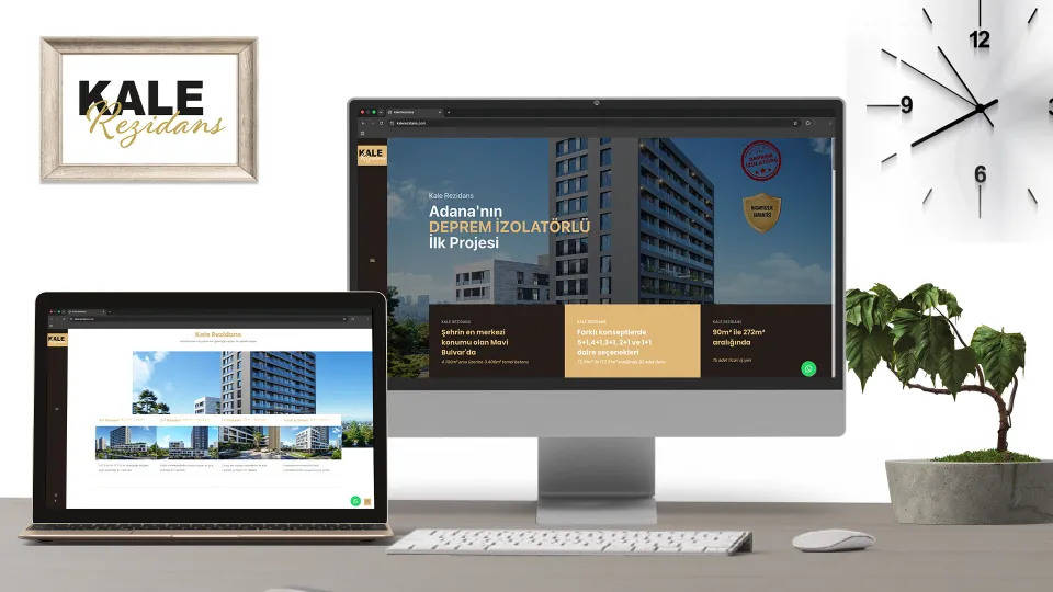 Meridien Adana — Kale Rezidans — İnternet Sitesi Tasarımı