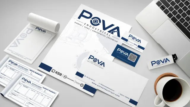 Pova Ensdüstriyel — Kurumsal Kimlik Çalışması